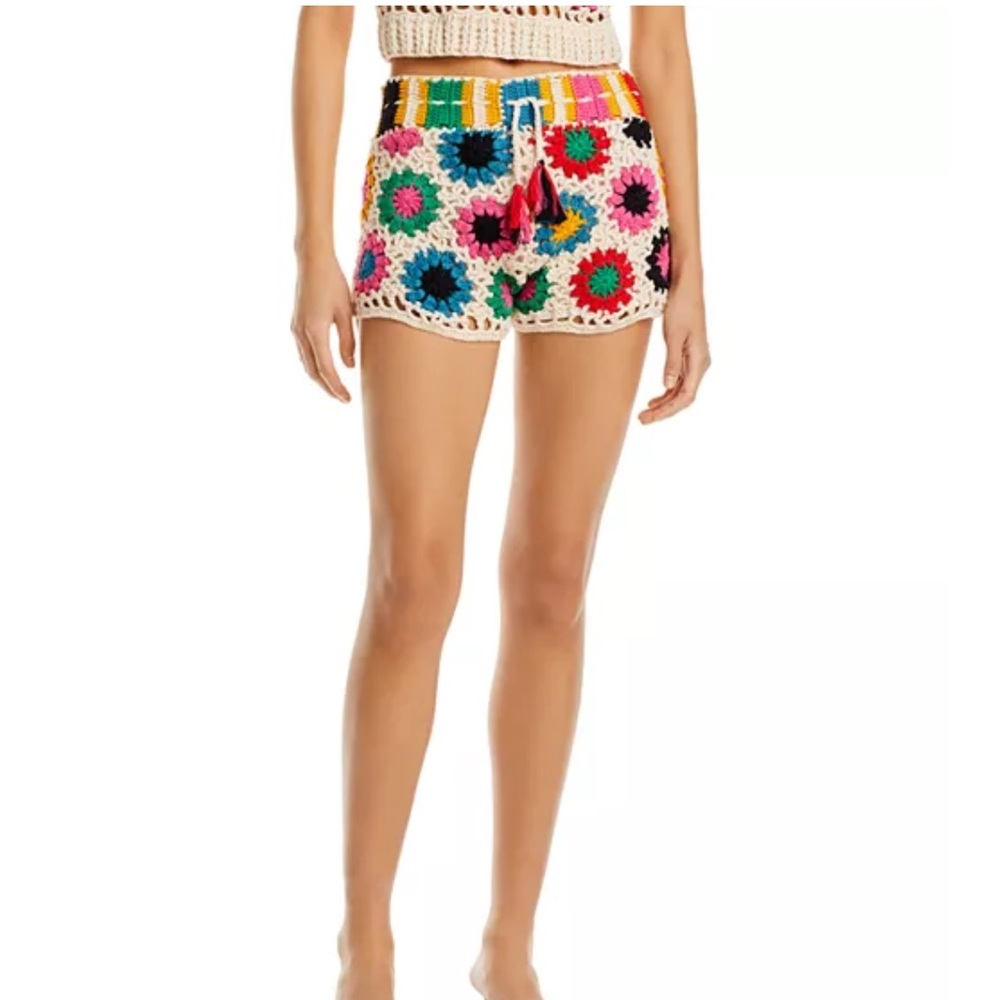 FARM Rio Crochet Shorts